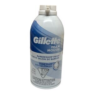 Gillette Foam Mousse Barbershop Fresh Shave Foam 11 oz NEW